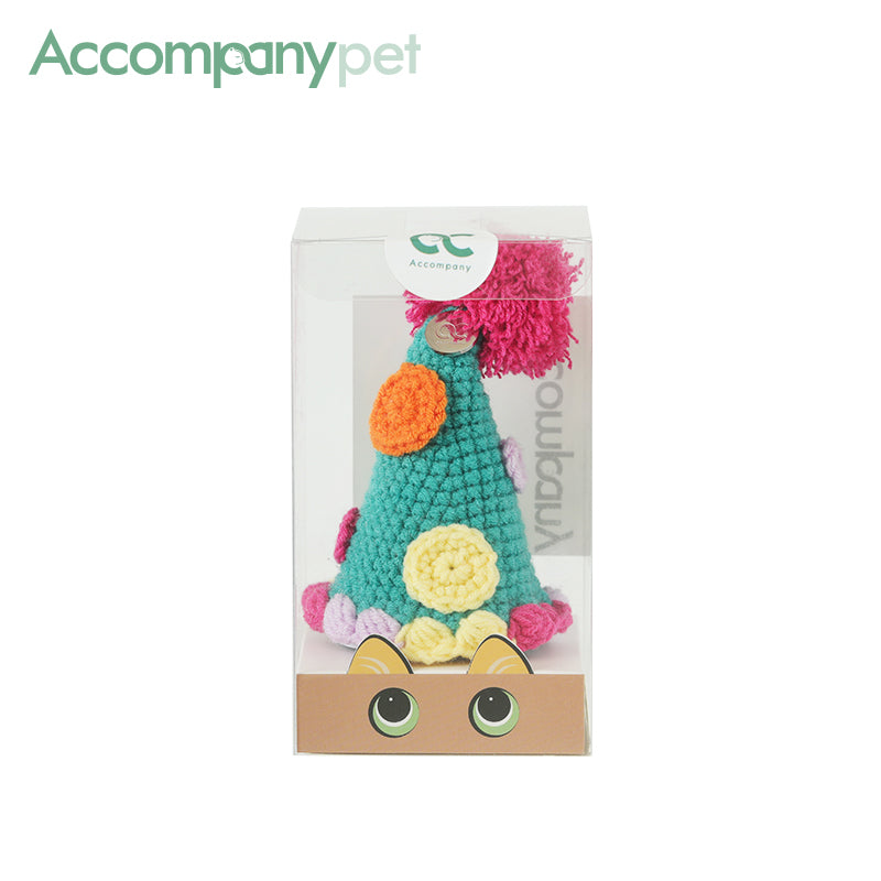 Handmade Festive Pet Hat | A Hand-Crocheted Celebration Hat