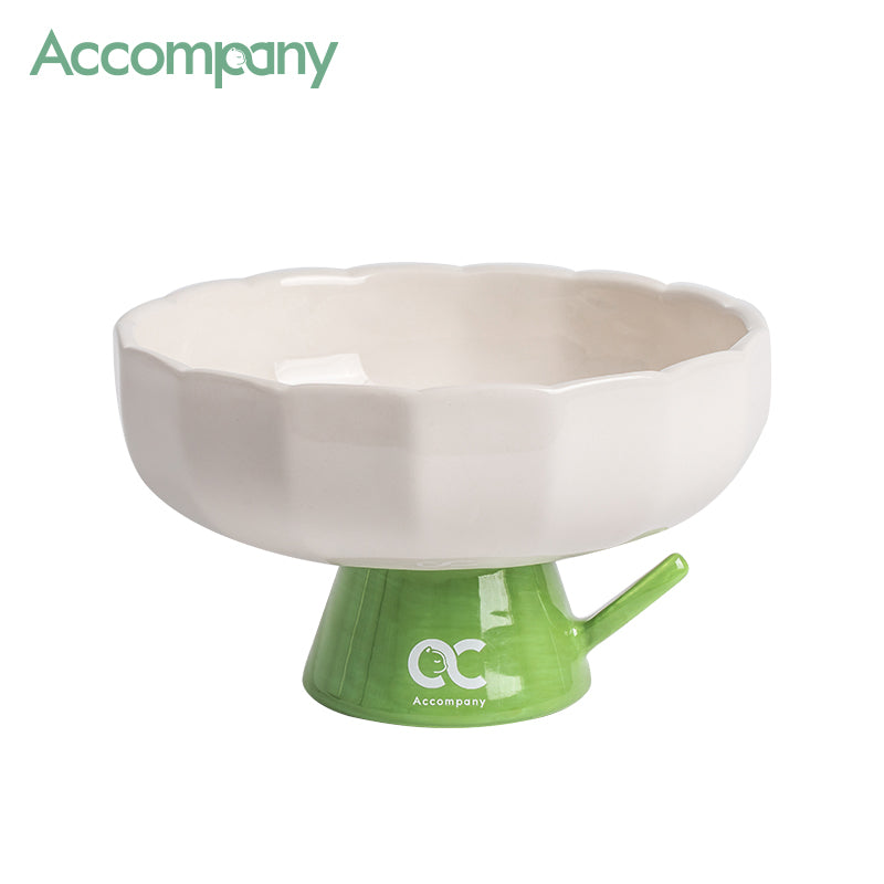 The Flower Pet Bowl | Ceramic Elevated Feeder