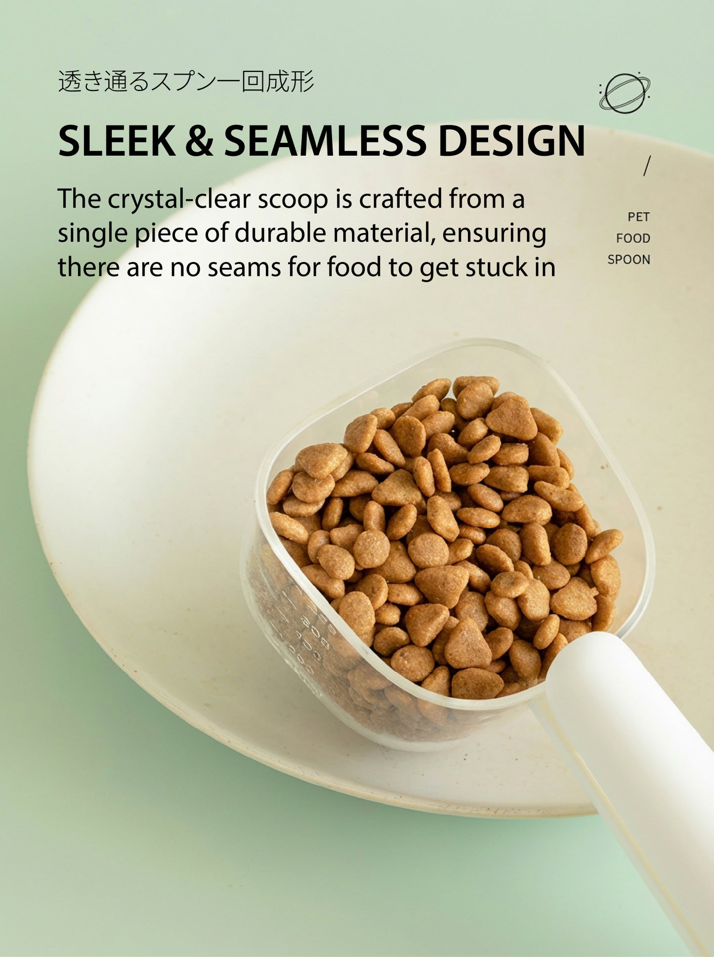 The Perfect Portion Scoop & Clip | 2-in-1 Pet Food Tool