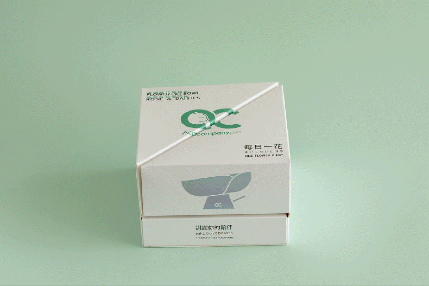 The Flower Pet Bowl | Ceramic Elevated Feeder