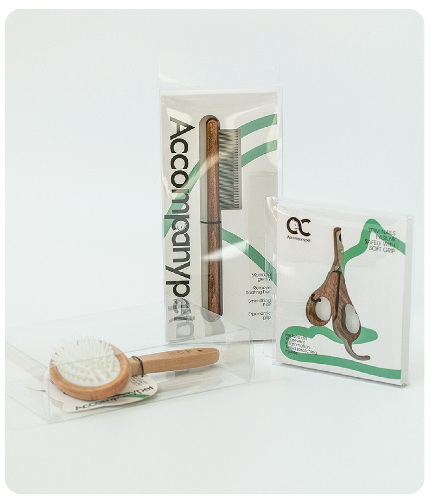 Professional De-Matting Comb | Solid Wood Grooming Tool