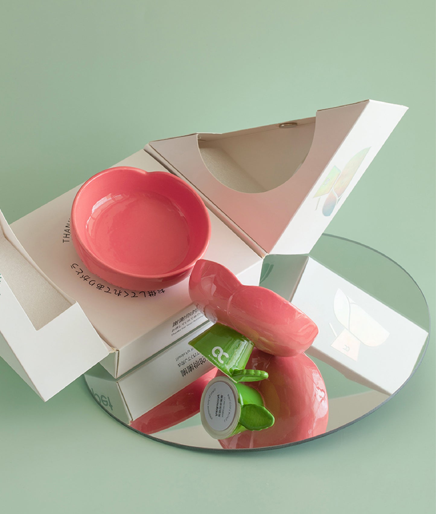 The Flower Pet Bowl | Ceramic Elevated Feeder