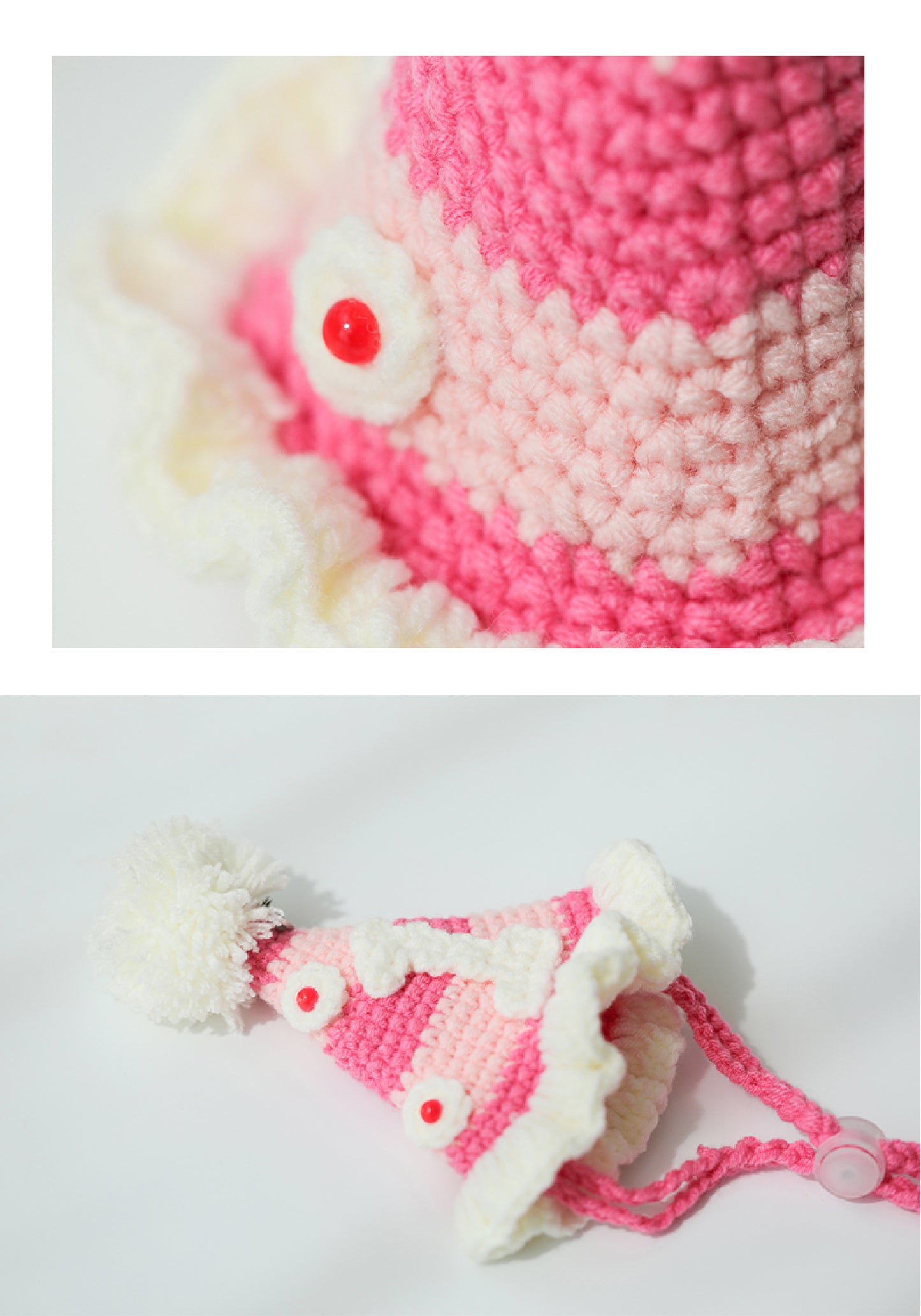 Handmade Festive Pet Hat | A Hand-Crocheted Celebration Hat
