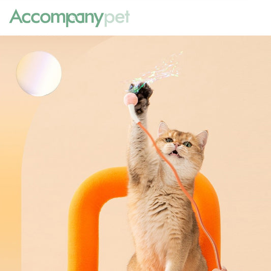 Enchanted Wand Teaser | Interactive Cat Toy with 3 Attachments