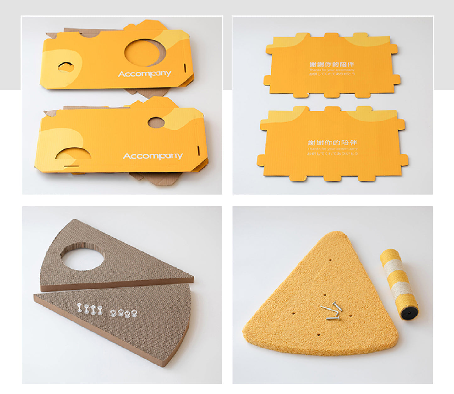 The Ultimate Cheese Condo | A 3-in-1 Cat Tree, Scratcher & Hideaway