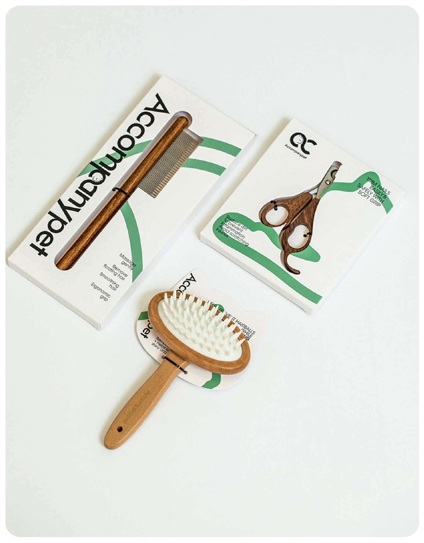 Soothing Spa Massage Brush | 3-in-1 Grooming Tool for Cats & Dogs