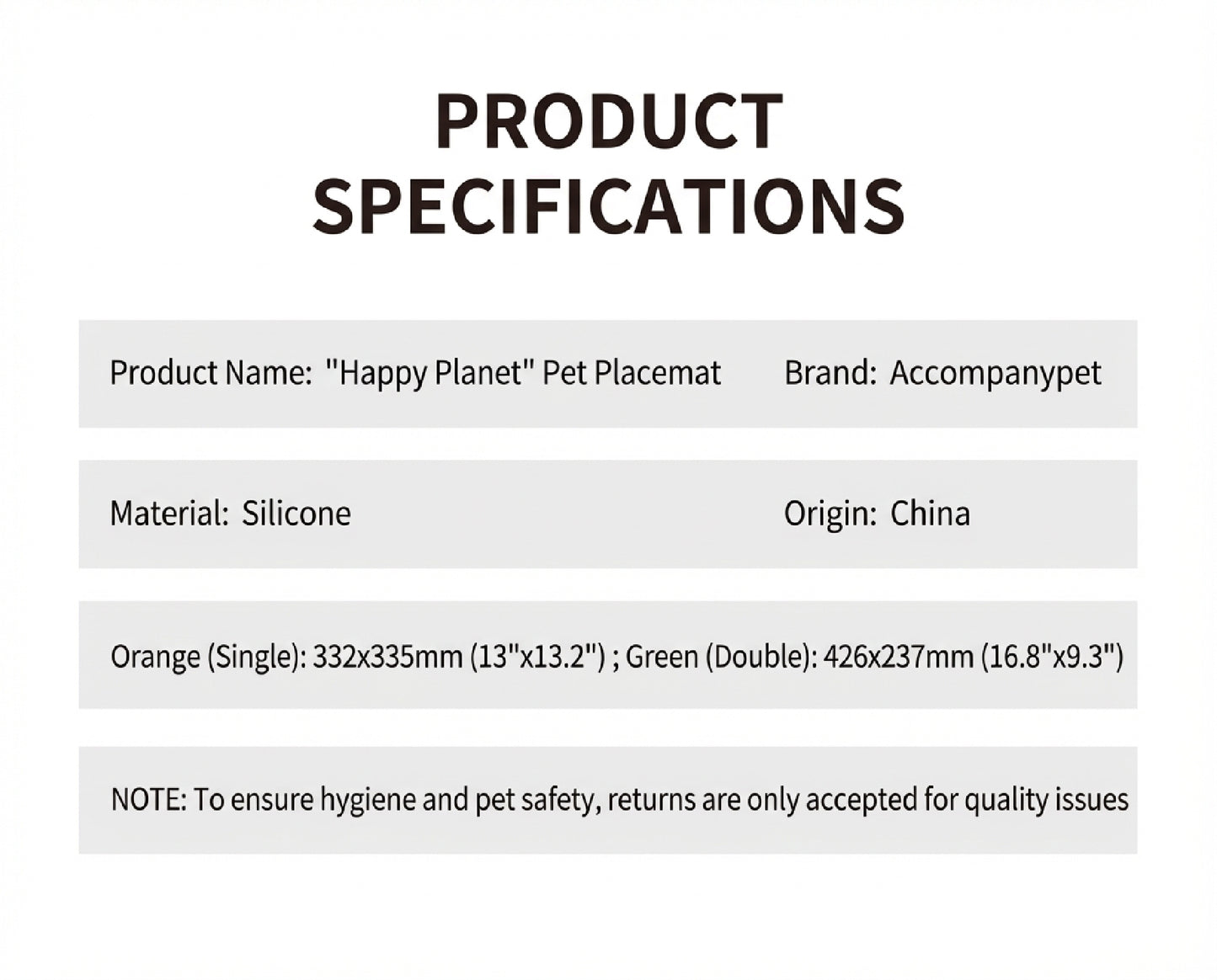 The "Happy Planet" Silicone Placemat | Waterproof & Non-Slip