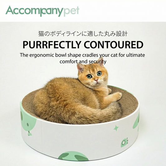 Planet Scratcher Lounge | A 2-in-1 Cat Scratcher & Bed