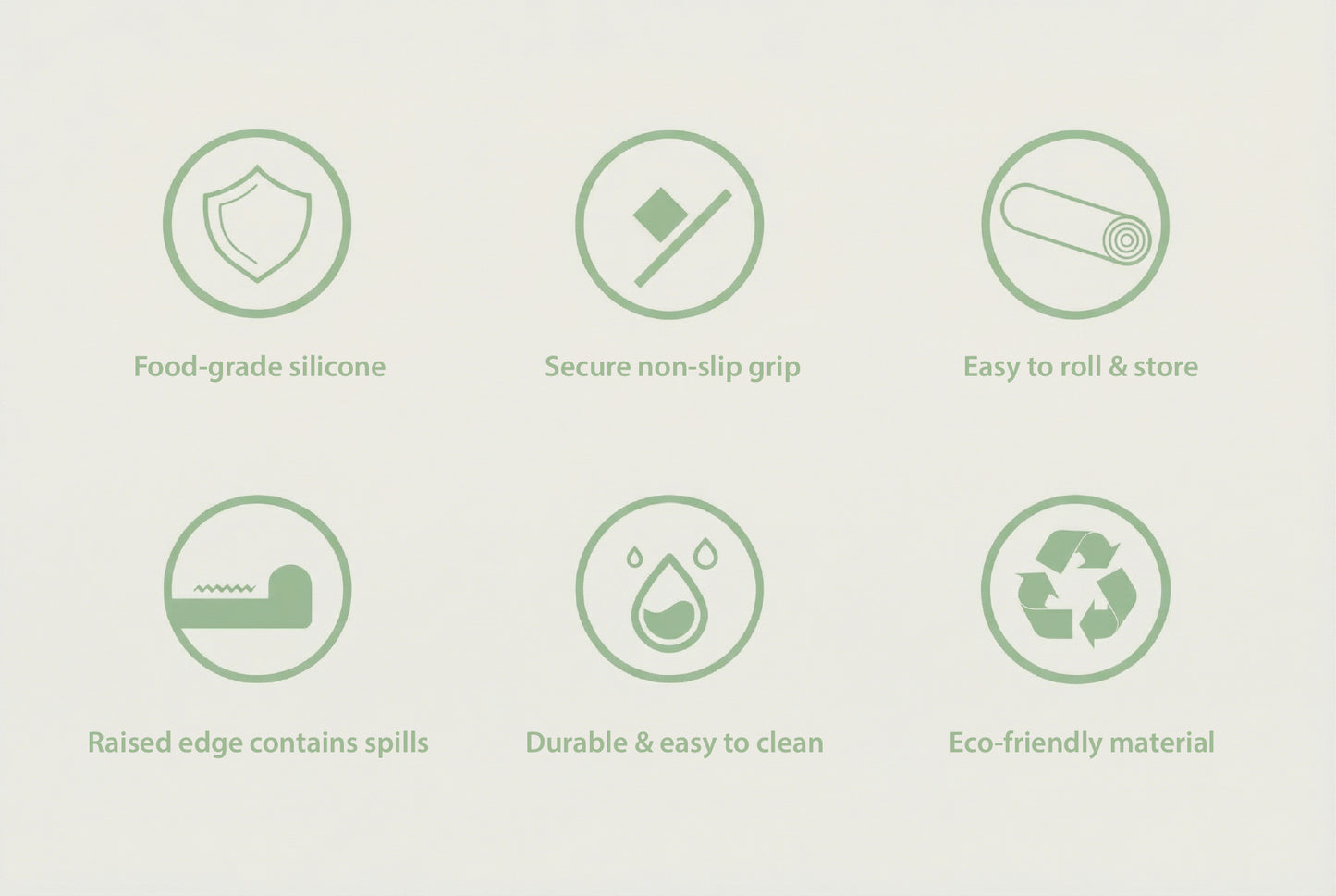 The "Happy Planet" Silicone Placemat | Waterproof & Non-Slip