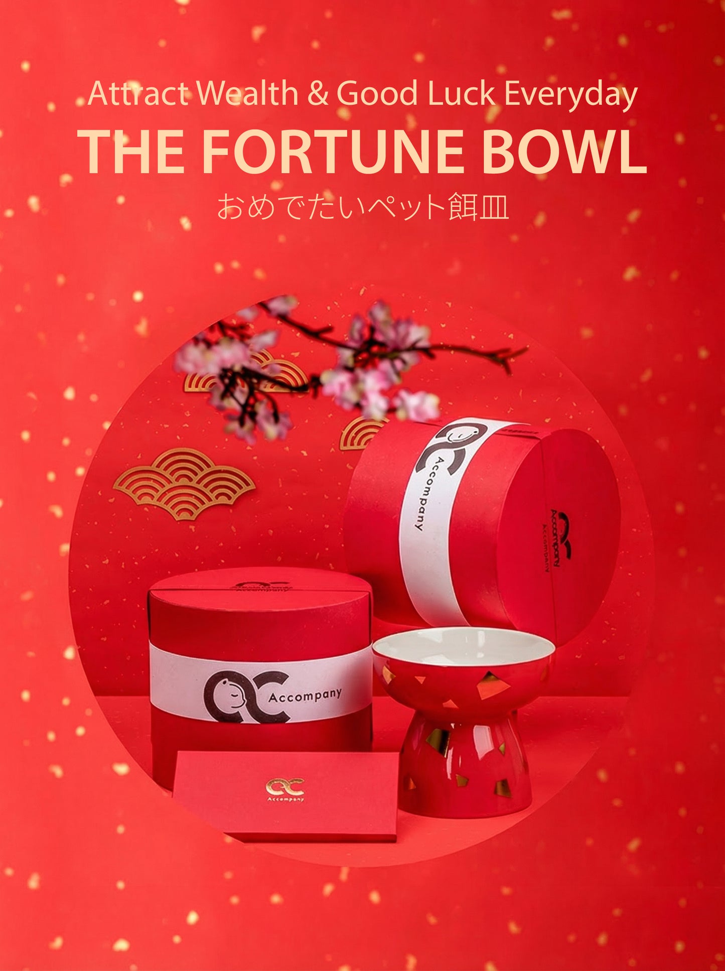 The "Fortune" Bowl | Reversible Ceramic Feeder (Grows With Your Pet)