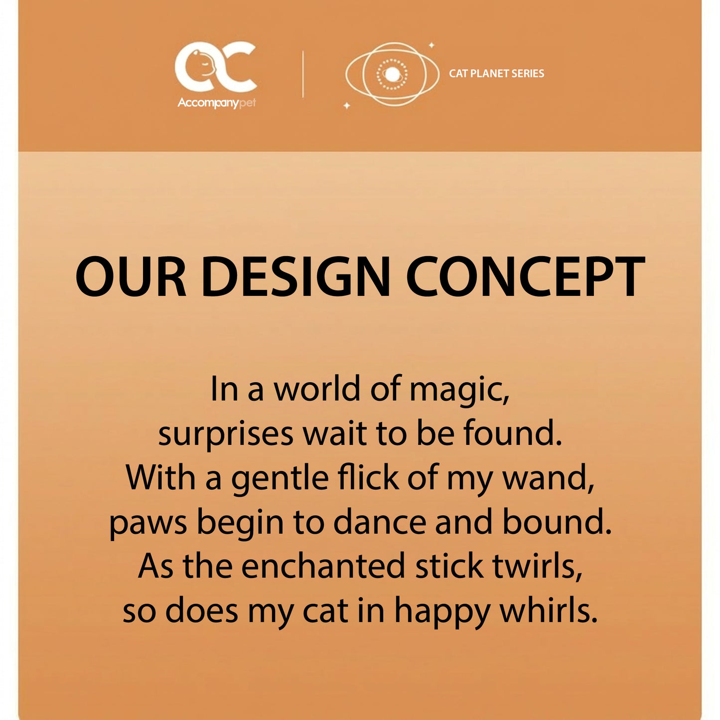 Enchanted Wand Teaser | Interactive Cat Toy with 3 Attachments